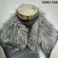 Long Pile Natural Mongolian Fur Scarf Eswj-29A